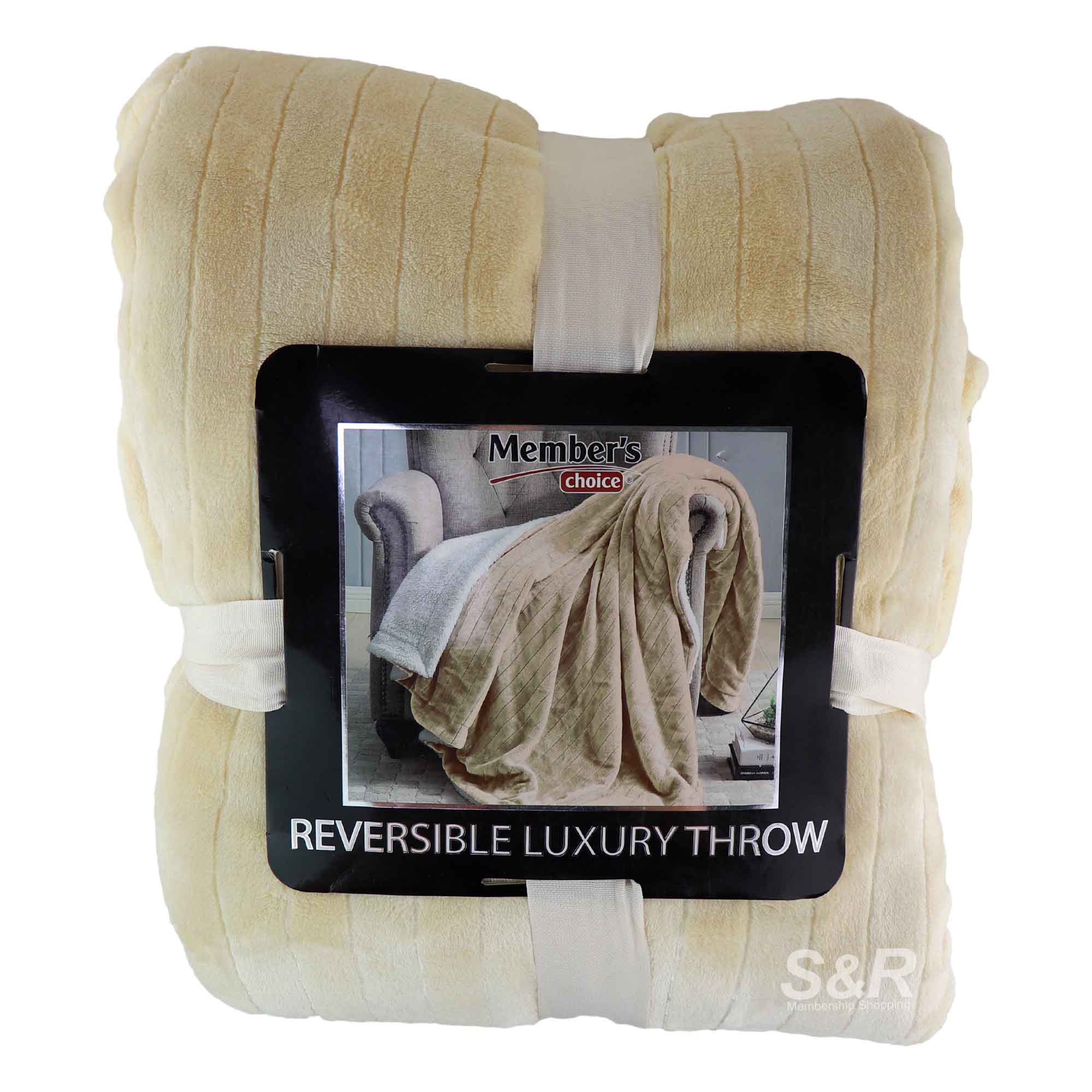Member's Choice Reversible Luxury Throw 1pc